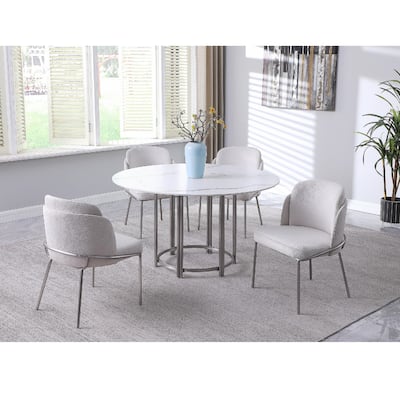 Somette Lacey Sintered Stone Dining Table