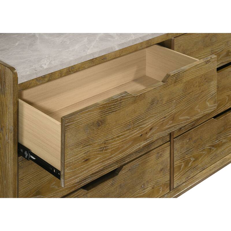 Henderson 6-drawer Bedroom Dresser Cabinet Medium Oak