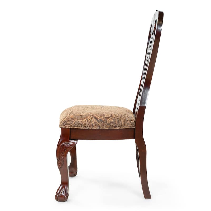 Carpia Traditional Wood Dining Chairs (Set of 2) by Furniture of America