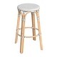 preview thumbnail 36 of 89, Tobias Rattan Round Bar Stool