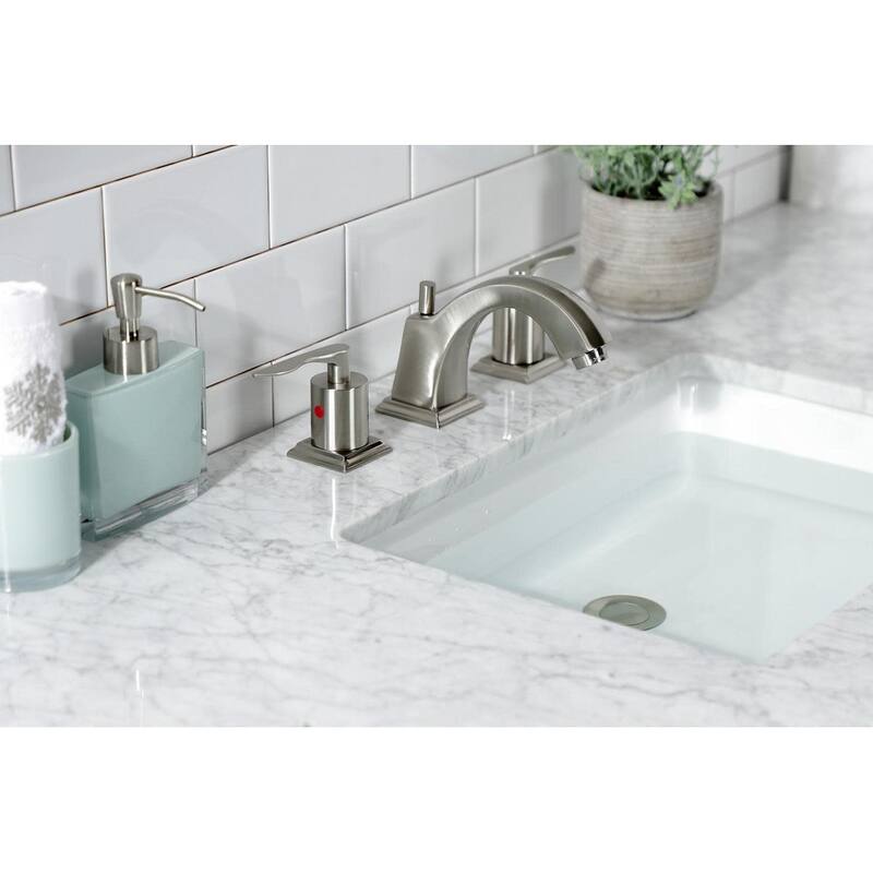 Kingston Brass FSC468.SVL Serena 1.2 GPM Widespread Bathroom Faucet