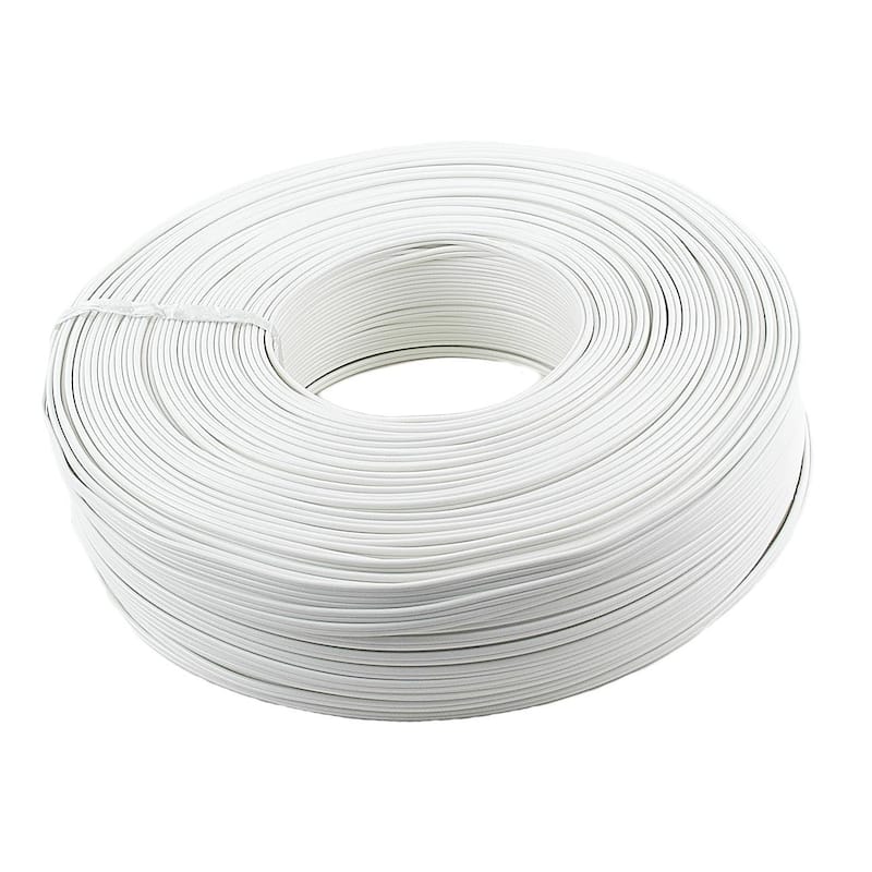 Novelty Lights 1,000 Foot Zip Cord Wire, Green, 18 Gauge, SPT-1 - White