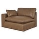 preview thumbnail 2 of 10, Signature Design by Ashley Emilia Brown 4-Piece Sectional - 130" W x 90" D x 36" H