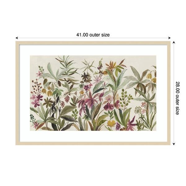 Garden Delight by Asia Jensen Wood Framed Wall Art Print - Svelte ...