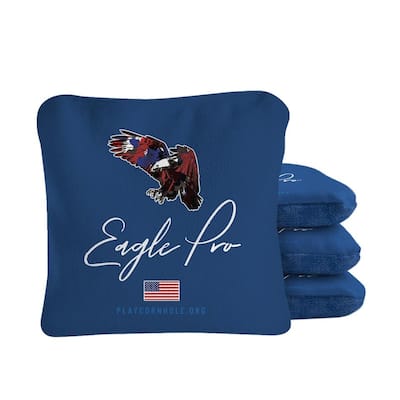 Eagle Blue Dual Sided Cornhole Bags