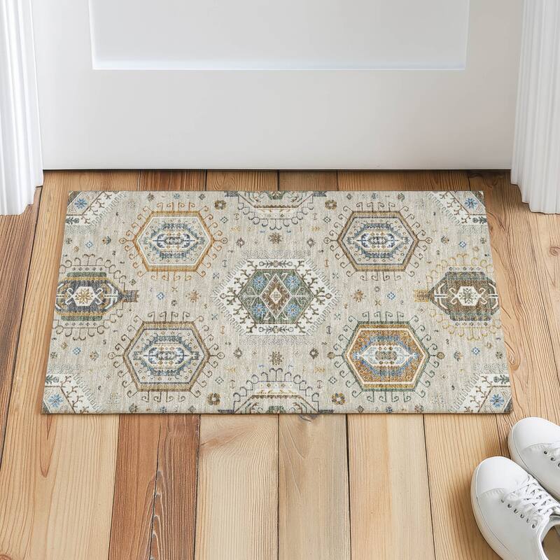 Machine Washable Indoor/ Outdoor Global Akron Chantille Rug