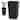 2PCS Outdoor Wicker Flower Pot 22.5''Tall Planters Black/Coffee