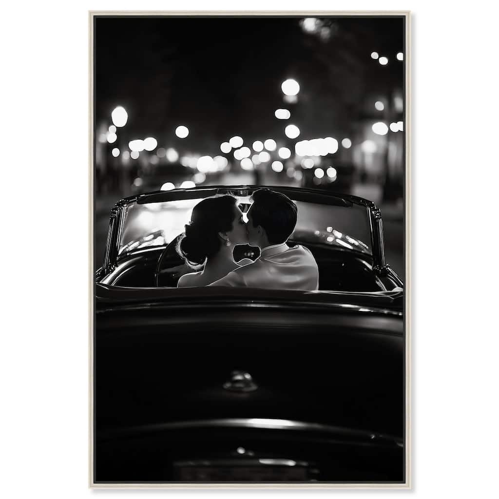 Kiss Me in the Moonlight II Canvas by Art Remedy