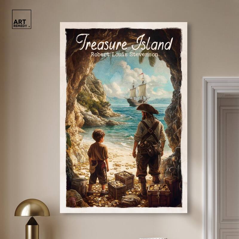 Treasure Island Classic Canvas by Art Remedy, Gallery Wrapped
