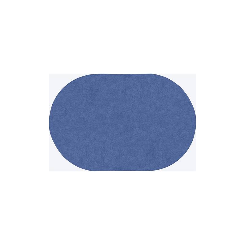 6'x9' area rug in Cobalt Blue - durable soft decorative rug for home, living room & bedroom - 6' x 7'