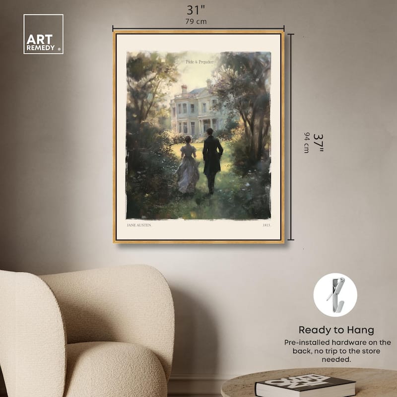 Pride and Prejudice Scene Canvas by Art Remedy