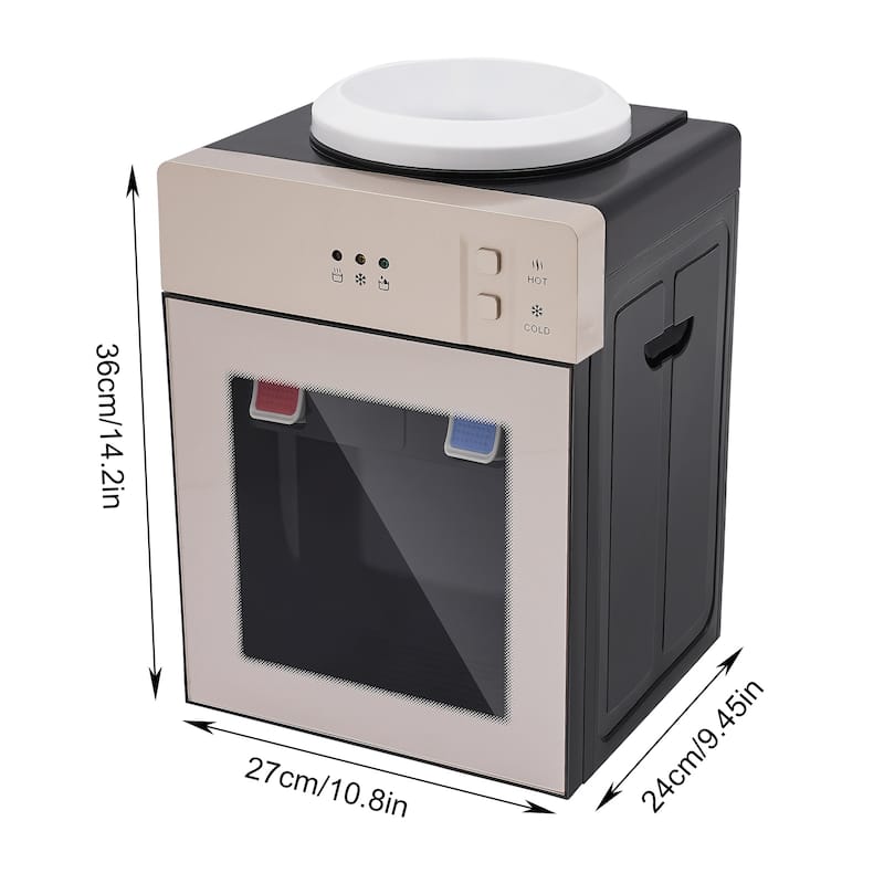 Freestanding Mini Small Automatic Drinking Water Dispenser Countertop - 14.2*9.45*10.8in
