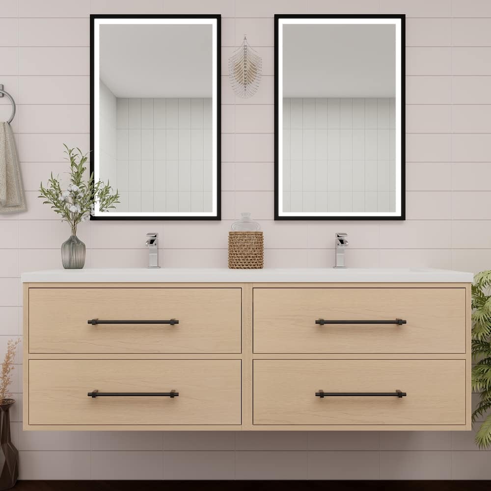 Victoria 48'' Floating Vanity with Double Reinforced Acrylic Sink - 47.5