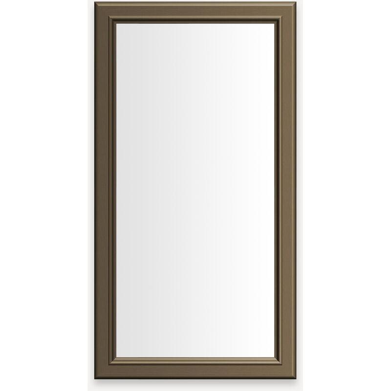 Robern D2C1630D4BMTM Main Line 15-1/4" x 30" Framed Single Door - Brushed Bronze - Bronze Finish