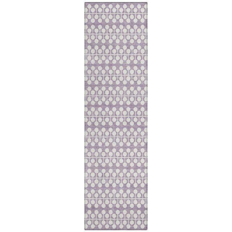 Machine Washable Indoor/ Outdoor Modern Ailey Chantille Rug