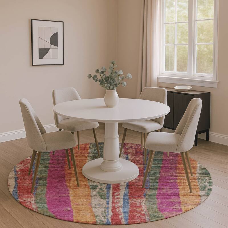 Premium Washable Super Soft Mayfield Rug - Putty - 8' x 8'