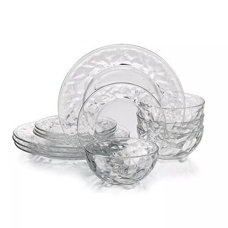 Rocher 12 Pcs. Glass Dinnerware Set