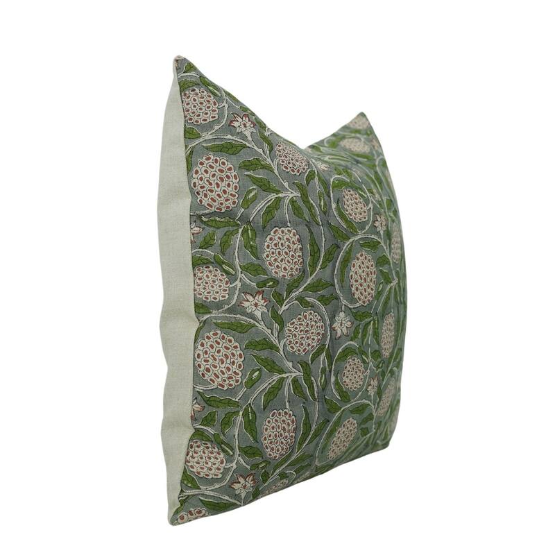 Linen Bohemian Block print pillow Cover Merakhi