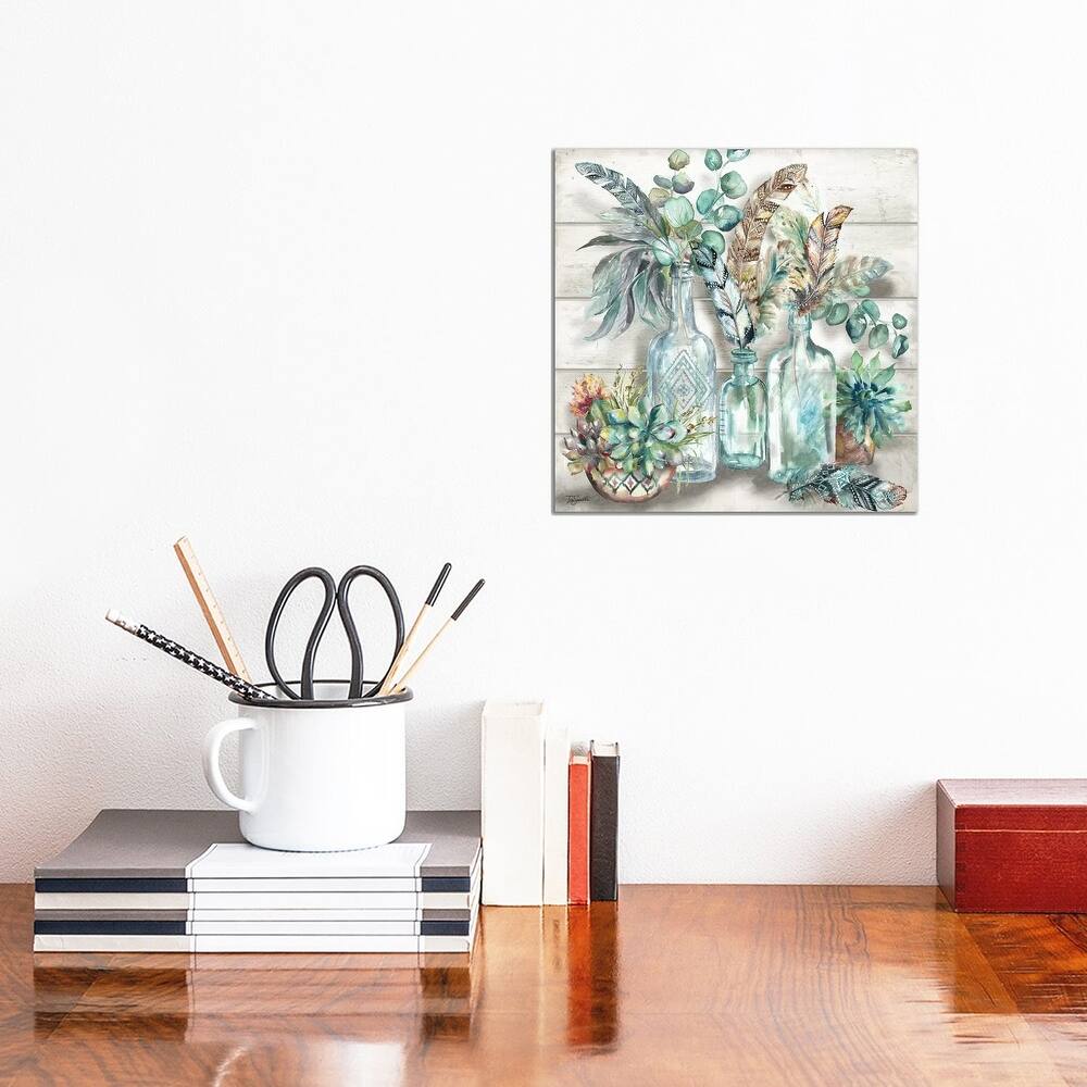 iCanvas "Tribal Feathers Still Life" by Tre Sorelle Studios Canvas Print