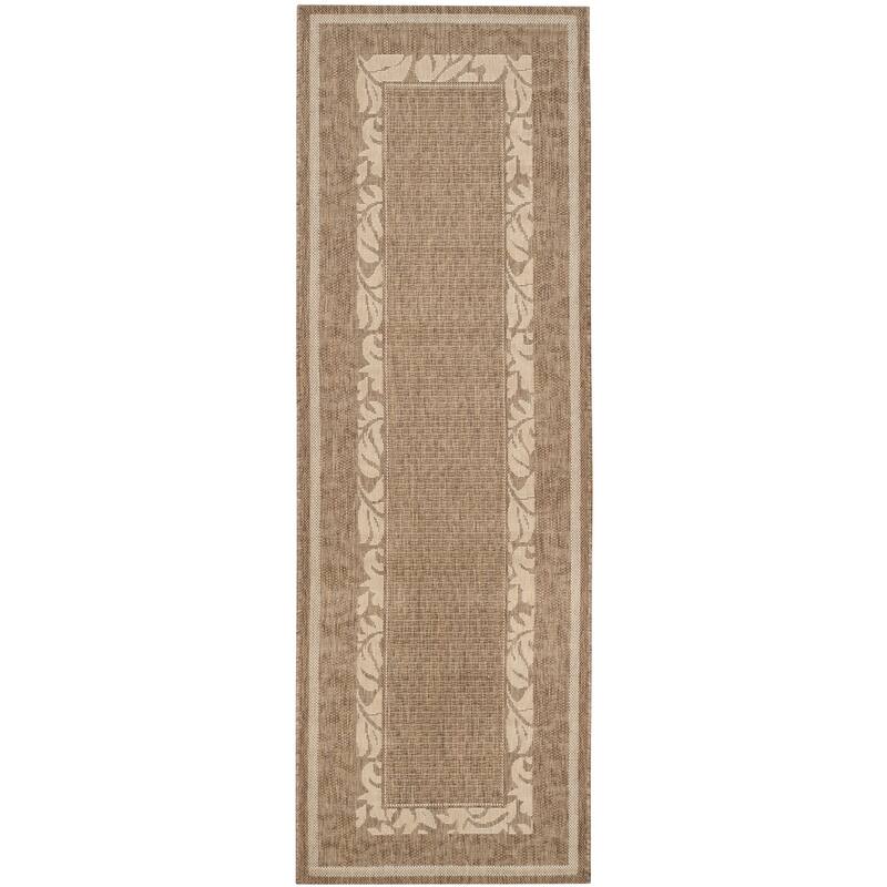 SAFAVIEH Courtyard Irmhilde Indoor/ Outdoor Waterproof Patio Backyard Rug