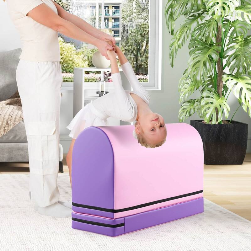 Costway Mailbox Tumbling Mat Gymnastics Vaulting Box with Detachable - See Details