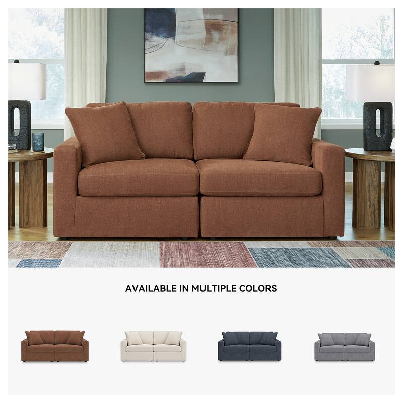 Signature Design by Ashley Modmax 2-Piece Loveseat - 76" W x 37" D x 36" H