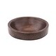 preview thumbnail 7 of 7, 15-in Small Round Skirted Vessel Hammered Copper Sink (VR15SKDB)