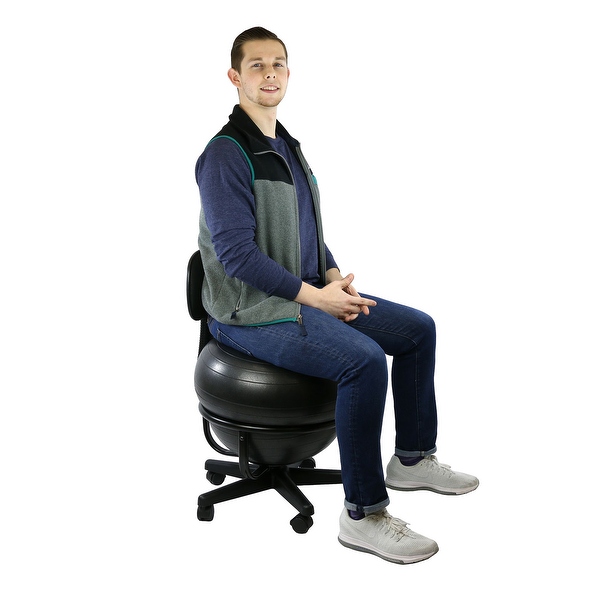 Ball office sales chair with arms