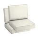 preview thumbnail 49 of 80, Arden Selections ProFoam Acrylic Deep Seat Cushion Set 2 Count - Sand Cream