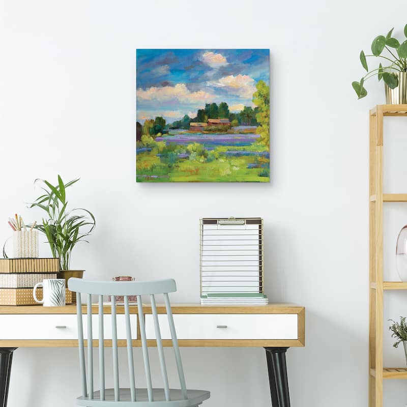 Lavender Countryside by Alexi Fine Canvas Art Print