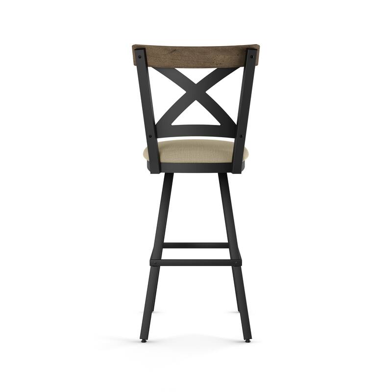 Amisco Snyder Swivel Counter and Bar Stool