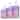 3-Piece, Modern Luggage Sets, Gradient Luggage with Combination Lock and 4 Swivel Wheels, for Boarding Travel, Pink Purple