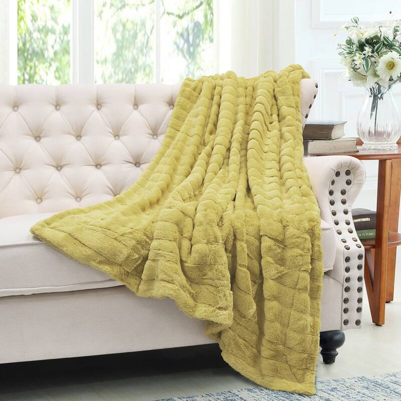 Supermink Decorative Fauxfur Throw 50'' x 60''