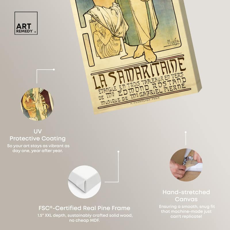La Samaritaine Panoramic Canvas by Art Remedy, Gallery Wrapped