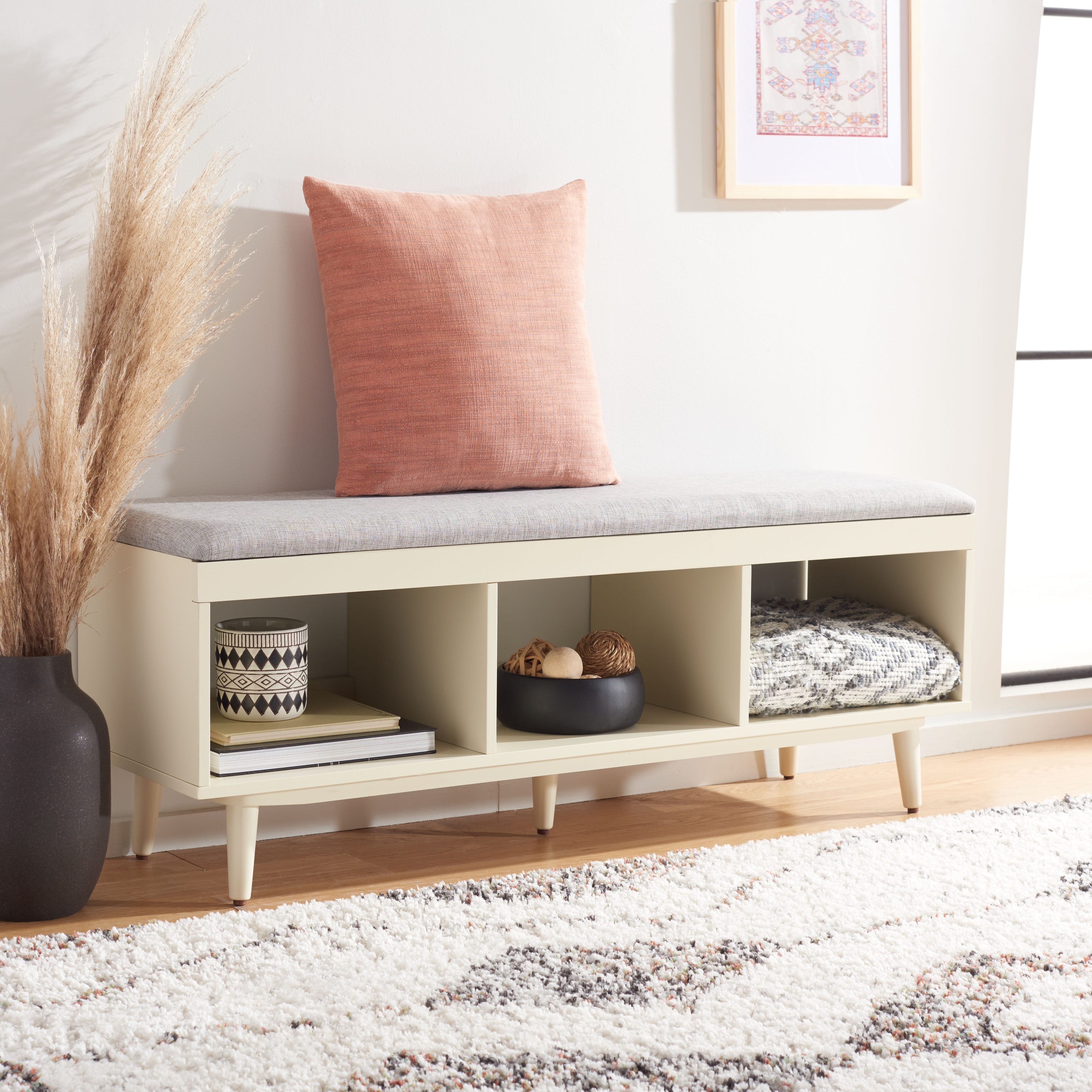 Safavieh bench 2025 cushion