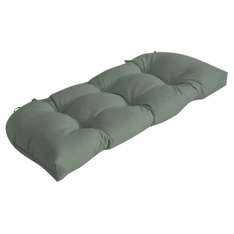 ARDEN Outdoor Wicker Settee Cushion - 18"L x 41.5"W - 18"L x 41.5"W