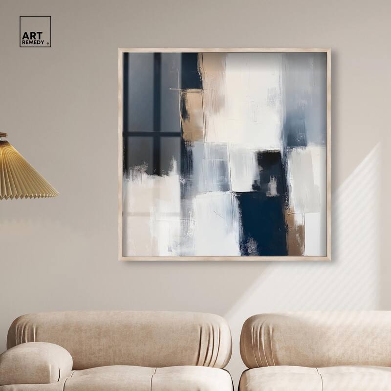 Blue Mood Depth II Shadowbox by Art Remedy