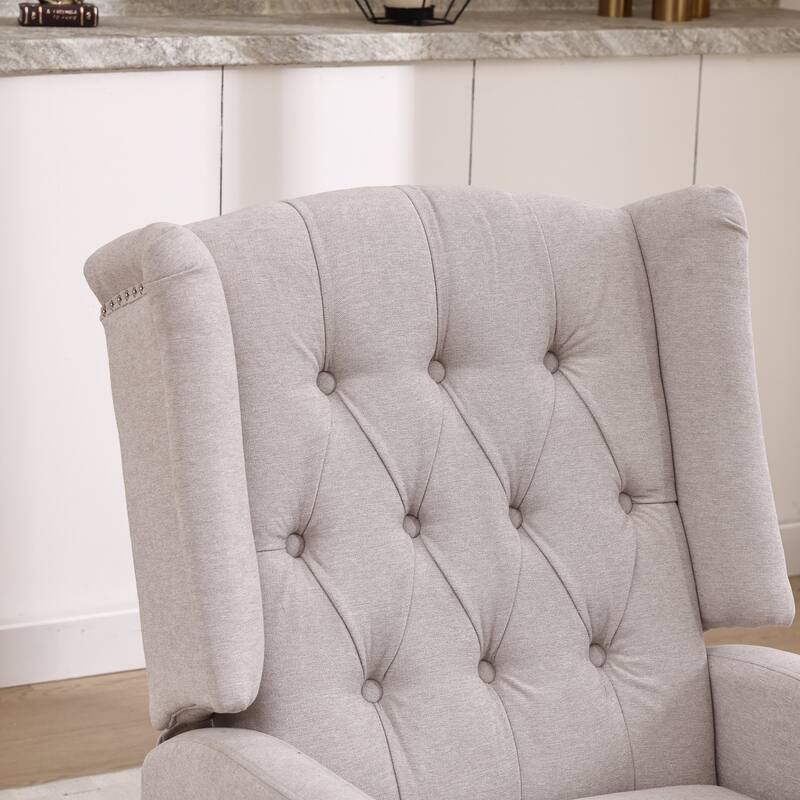 Multi-gear adjustable lounge chair 360 degrees full rotation rocking chair
