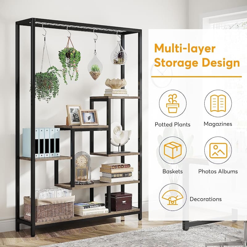 70.9 Inches Tall Large Indoor Plant Stand Metal Plant Shelf