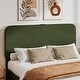 preview thumbnail 25 of 35, Upholstered Queen Hydraulic Storage Bed with RGB LED Light - Elegant Green Velvet Design