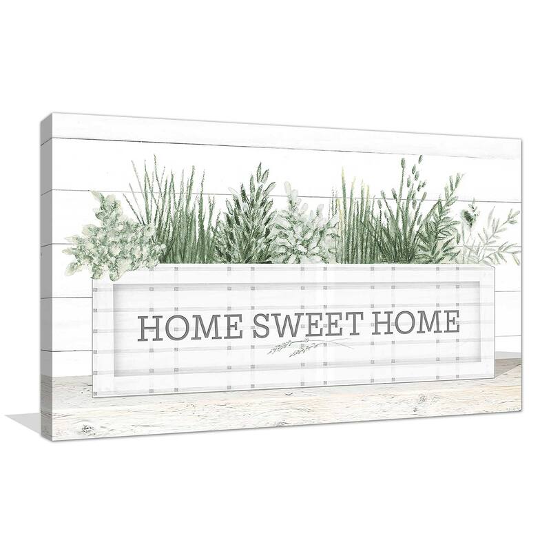 "Home Sweet Home" Print on Canvas
