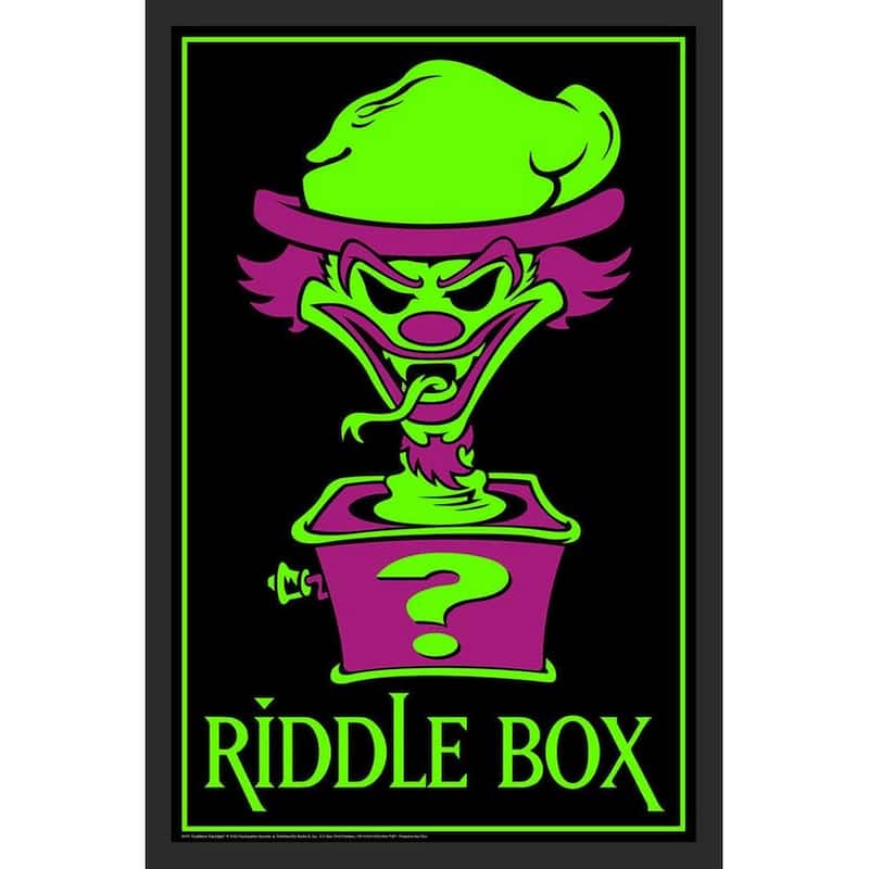 ICP Riddlebox Non Flock Blacklight Framed Poster - 24 x 36 Inch