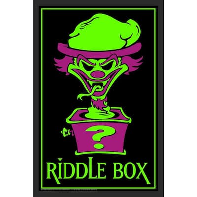 ICP Riddlebox Non Flock Blacklight Framed Poster - 24 x 36 Inch