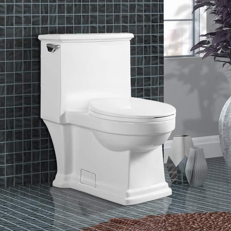 Fine Fixtures Modern One Piece Elongated Toilet Ada Compliant On Sale