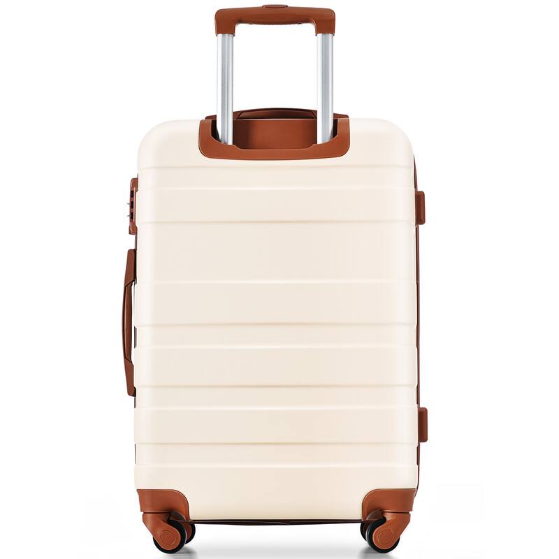 3 Pcs Luggage Set, Expandable ABS Hardshell Suitcases Spinner Wheels with TSA Lock 20''24''28''