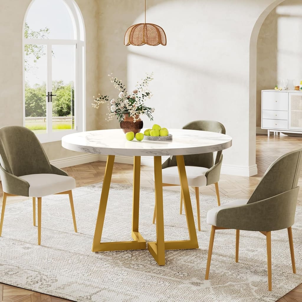 31.5 Inches Industrial Square Dinner Table with Metal Base for Dining Room, Small Space, Apartment