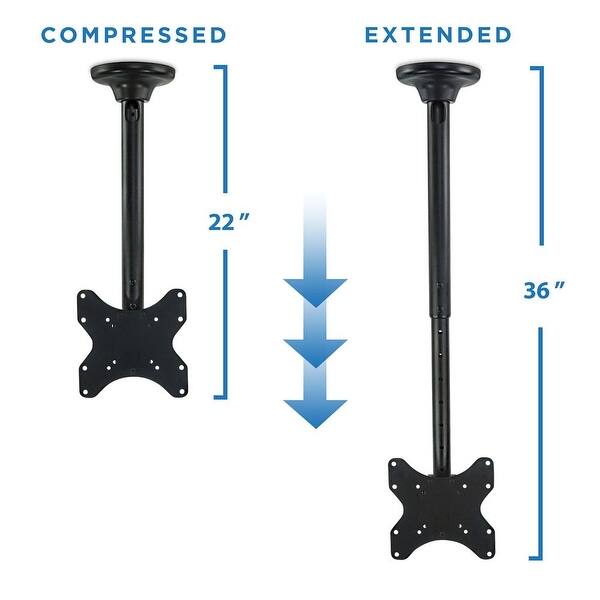 Shop Mount It Tv Ceiling Mount Bracket Tilts And Swivels Height