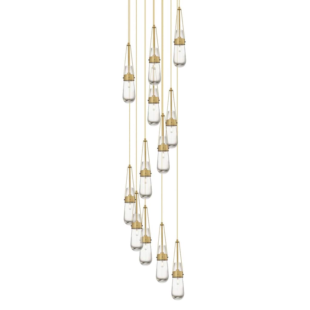 Innovations Lighting 126-452-1P-21-24 Milan Pendant Milan 12 Light 24"
