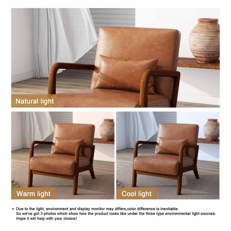 Modern Upholstered Accent Chairs for Living Room