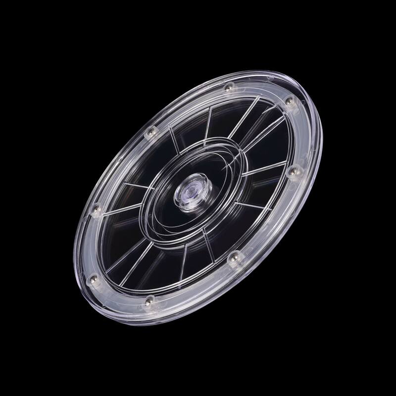 Rotating Swivel Stand with Steel Ball Lazy Susan Base Turntable Clear